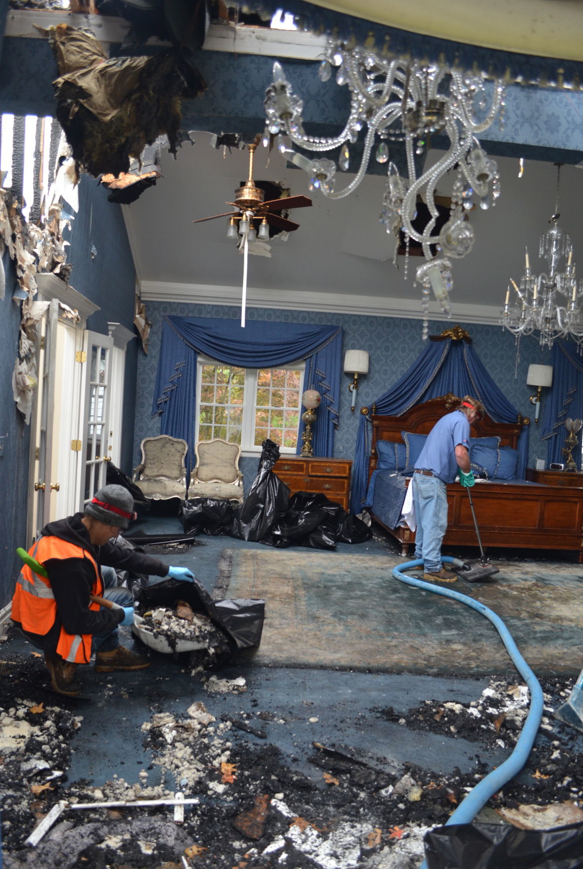 Pine Manor: Among the wreckage